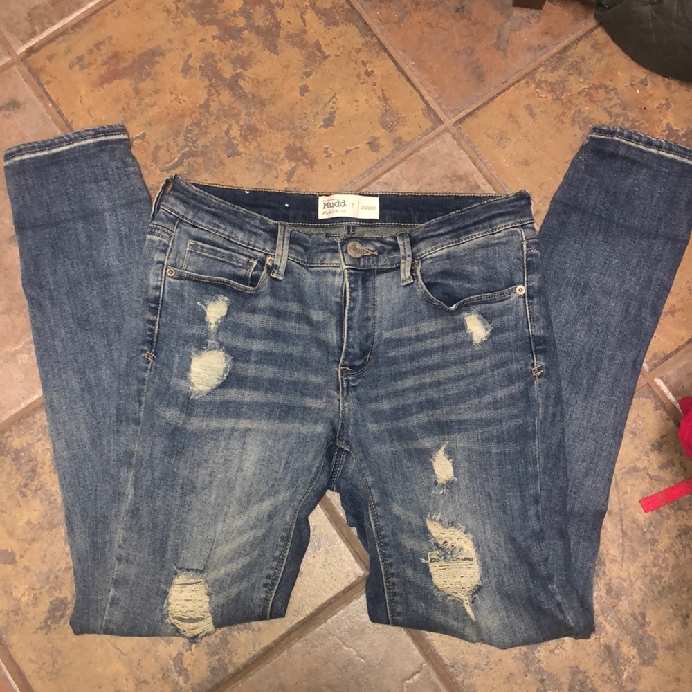 Denim jeggings